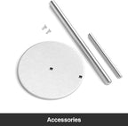 Paper Towel Holder Silver, Premium Stainless Steel Kitchen Roll Dispenser - Image 6