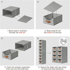 Homsorout Stackable Storage Drawers - Image 7