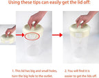 Clear Plastic Pitcher with Lid, 2 Pack Clear Water Pitcher - Image 2