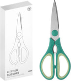 Light Green Kitchen Shears, Rkqoa Kitchen Scissors Heavy Duty Cooking Scissors by almarto