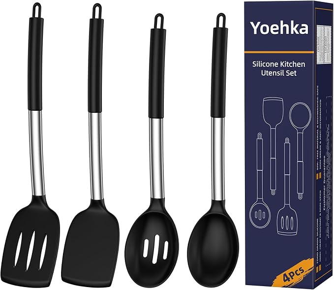 Yoehka Silicone Cooking Utensils Set by Yoehka