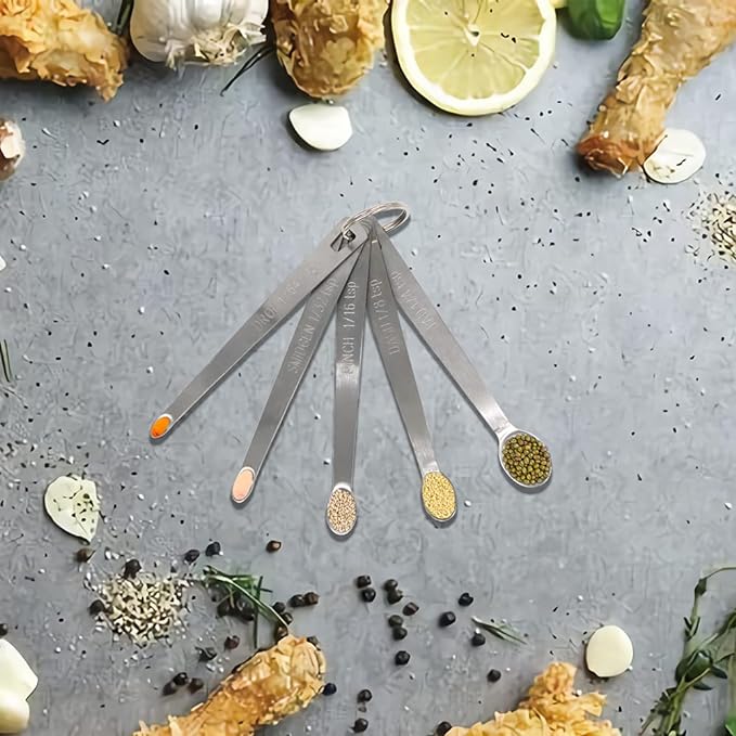 1PCS 1/8 Teaspoon Single Tiny Measuring Spoon, Small Individual Stainless Steel - Image 6
