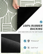 AMOAMI Coffee Mat Hide Stain Rubber Backed Absorbent Dish Drying Mat - Image 5