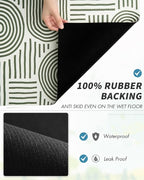 AMOAMI Coffee Mat Hide Stain Rubber Backed Absorbent Dish Drying Mat - Image 5