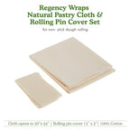 Regency Wraps Natural Pastry Cloth 20"x24" - Image 6