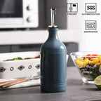 Sweejar Ceramic Olive Oil Dispenser Bottle, Opaque Oil Cruet Protects to Reduce - Image 2