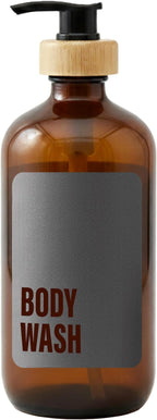 SAVVY & SORTED Amber Glass Soap Dispenser by SAVVYSORTED%C2%AE