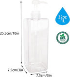 Pump Bottle, Refillable Plastic Empty Lotion Soap Dispenser Liquid Container - Image 5