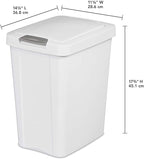 STERILITE 10438004 Touch Can, 7.5 Gallon - Image 2