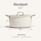 CAROTE 6QT Full Clad Tri Ply Stainless Steel Stock Pot - Image 2