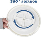 Lazy Susan Organizer, 2 Tier Non Skid Spice Rack Turntable, 360 Degree Rotating - Image 5