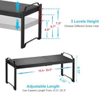 1 Pack Expandable Cabinet Countertop Shelves, Stackable Shelves Organizers - Image 2
