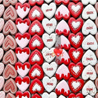 5PCS Large Heart Cookie Cutter 5" 3.78" 3.1" 2.35" 1.61" Heart Cookies Molds Stainless Steel Cutter Set for Mother's Day, Father's Day, Valentine's Day - Image 5