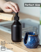 Zoeeker Ceramic Sponge Holder, Kitchen Sink Scrubby Caddy Organizer Dish Sponge - Image 5