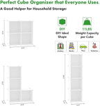 C&AHOME Cube Storage Organizer, 4-Cube Shelves Units, Closet Cabinet, DIY - Image 3
