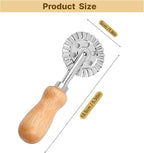 Pastry and Pasta Wheel 1.9 inch – Dough Crimper Ravioli Dumpling Pierogi Cutter - Image 2
