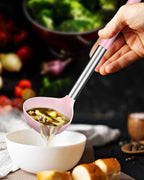 Pack of 2 Ladle Spoon, Silicone Large Spoon - Image 3