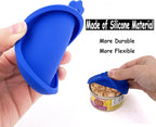 COMTIM Small Size Cat Food Can Lids, 2 Pack Silicone Cat Food Can Lids Covers - Image 3