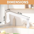 Paper Towel Holder Under Cabinet, Wall Mount, Stainless Steel, Adhesive or - Image 6