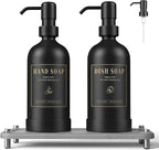 Luxspire Soap Dispenser Set, Hand Soap Dispensers by Luxspire