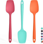 Silicone Spoonula Set: 600ºF Heat Resistant Food Grade Cooking Baking Utensils by IronberryOfficial