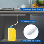 Husfunov Soap Dispenser for Kitchen Sink, Built in Sink Soap Dispenser - Image 3