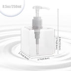 Pump Bottle, Refillable Plastic Empty Lotion Soap Dispenser Liquid Container - Image 6