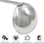 Piutouyar 3 Pcs 4 oz Soup Ladle Set, Stainless Steel Ladle - Image 3