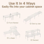 Clear Kitchen Cabinet Organizer, Acrylic Shelves - Image 8