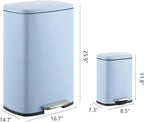 happimess HPM1006H Connor Rectangular 13-Gallon Trash Can - Image 4