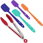 Kaluns Silicone Spatula Set, 4 Rubber Spatulas 600°F Heat Resistant, Nonstick - Image 8