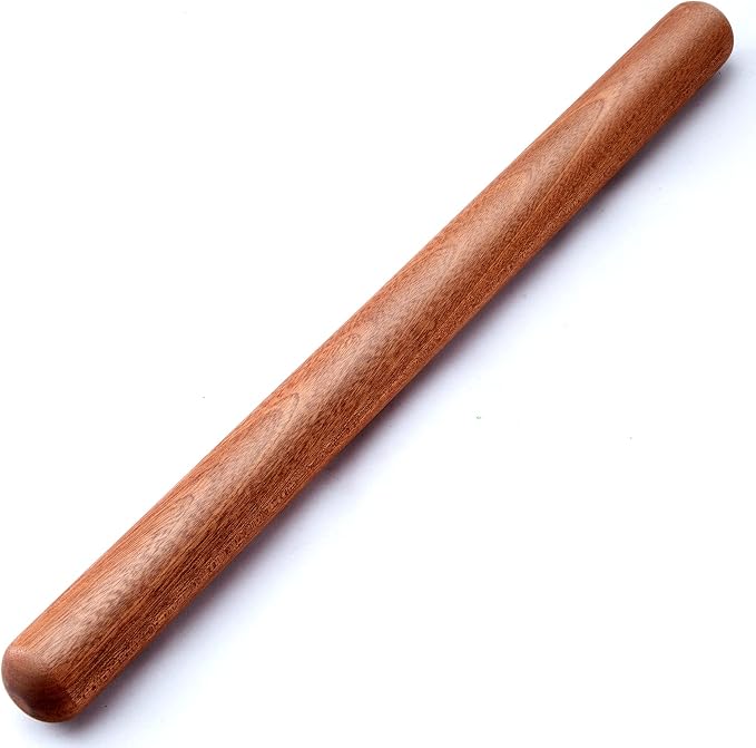 Aisoso French Rolling Pin, 17.7 Inches Wood Rolling Pin by Aisoso