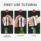 Pop The Top Bottle Opener, Automatic Beer Bottle Opener - Image 9