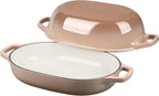 EDGING CASTING Enameled Cast Iron Oval Dutch Oven Pot - Image 3