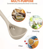 Large Silicone Ladle Spoon for Soup, Non Stick Kitchen Utensils - Image 4