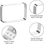 Rectangle Round Corner Cookie Cutters Egg Biscuit - Image 2