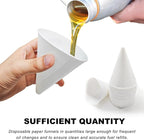 DXNQ 30PCS Disposable Engine Oil Funnels, Paper Cone Funnel Motor Oil Funnel - Image 5