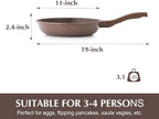 SENSARTE Nonstick Frying Pan Skillet, Granite Coating Omelette Pan, Healthy - Image 6