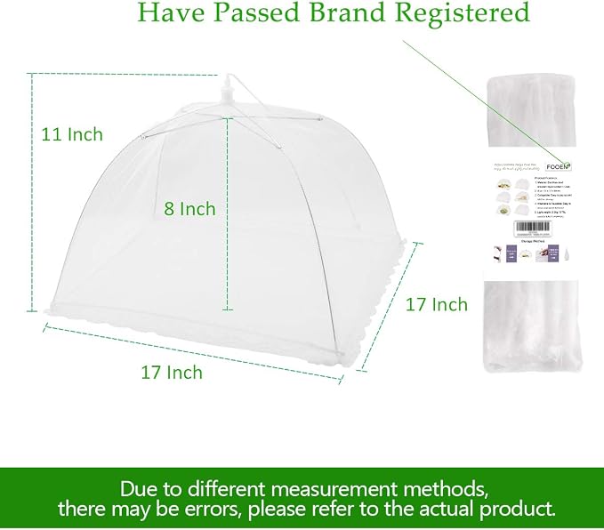 Pop-Up Outside Picnic Mesh Food Covers Tent Umbrella - Image 7