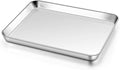 Homikit 1 Pack Quarter Sheet Pan, 9x13 Inches Stainless Steel Cookie Sheets by Homikit