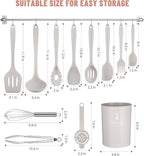 Kitchen Utensils Set-12 Pieces Silicone Cooking Utensils Set 392°F Heat - Image 2