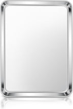 E-far Stainless Steel Baking Sheet, 16” x12” x 1” Baking Cookie Sheet Pan by E-far