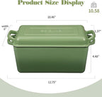EDGING CASTING Enameled Cast Iron Dutch Oven, Oblong Bread Oven - Image 2