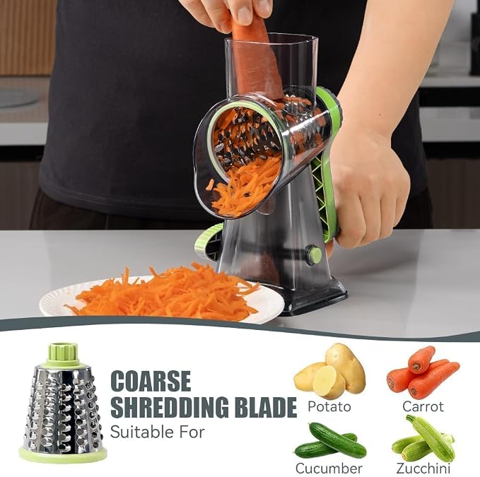 KEOUKE Rotary Cheese Grater Pro 6 in 1 - Image 3