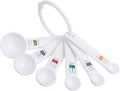 Fox Run 6-Piece Plastic Measuring Spoon Set White, 1.6 x 9 x 3 inches by foxrunbrands