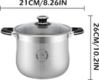 Vivicreate 11.5 Quart Stainless Steel Stock Pot - Image 2