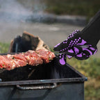 Comsmart BBQ Gloves, 1472 Degree F Heat Resistant Grilling Gloves Silicone - Image 6