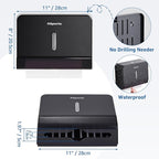 Paper Towel Dispenser Wall Mount, Large Capacity 200 Sheets, No Drilling - Image 5
