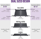 L.I.Q Silicone Splatter Guard – Fits 8 and 10 Inch Pots – Microwave Safe and - Image 3