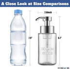 Glass Foaming Hand Soap Dispenser, 10 oz Easy Refill Bathroom Soap Dispenser - Image 3
